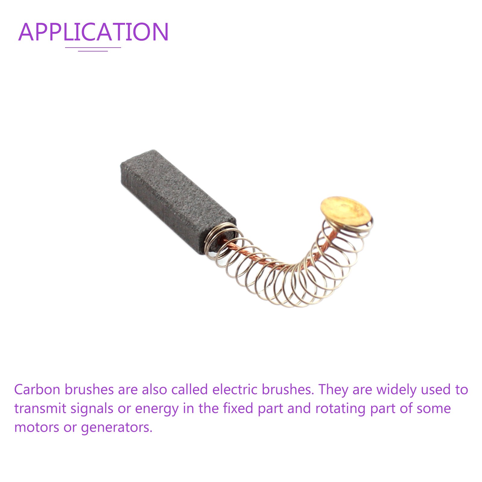 Carbon Brushes 28mmx10mmx6mm for Electric Motor