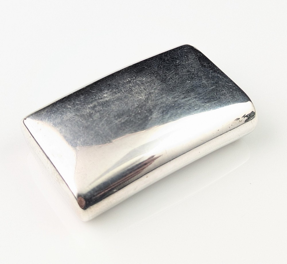 Antique Georgian sterling silver snuff box