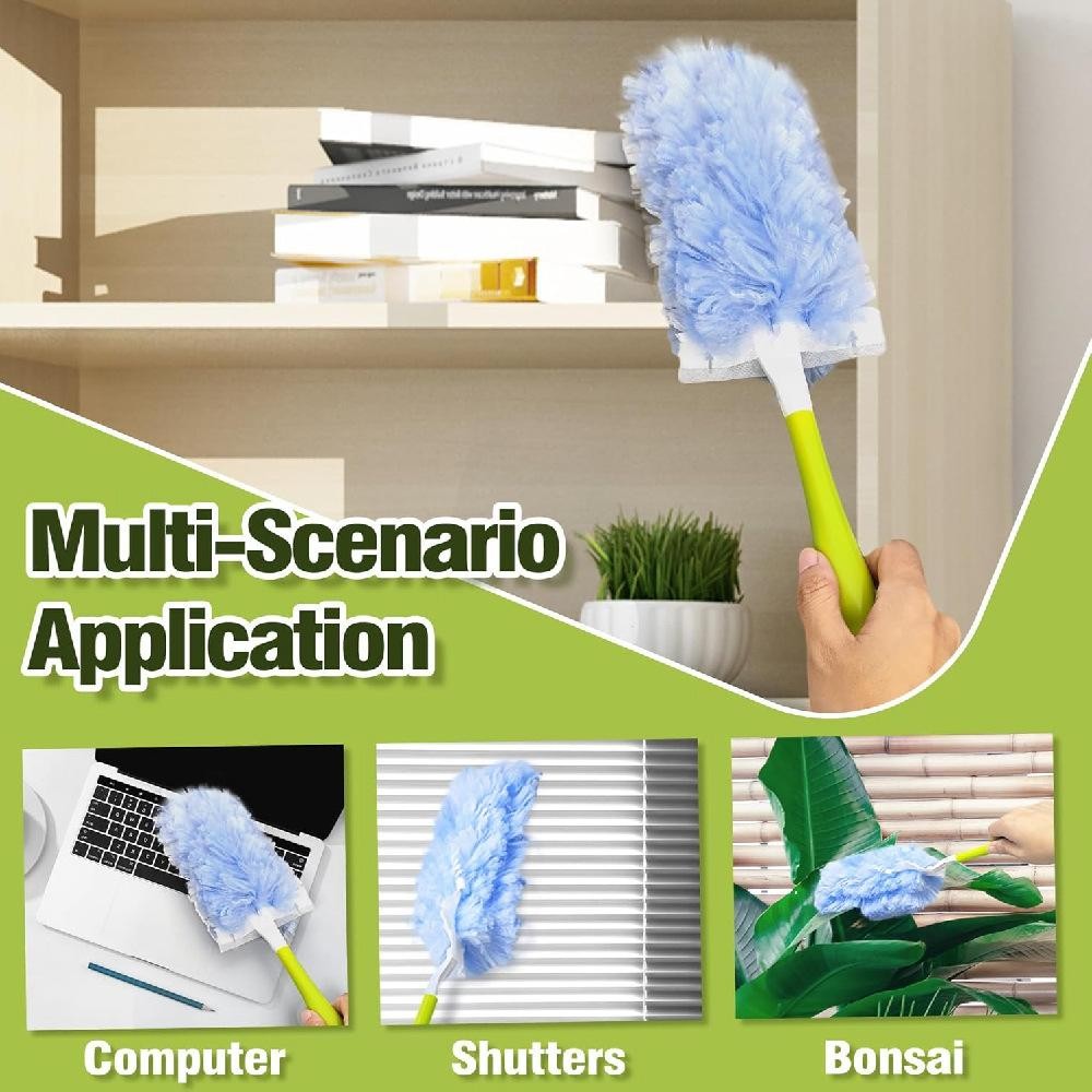 Swiffer Duster Refills 10 Pack Compatible 360 Handle Unscented Dusting Cloths