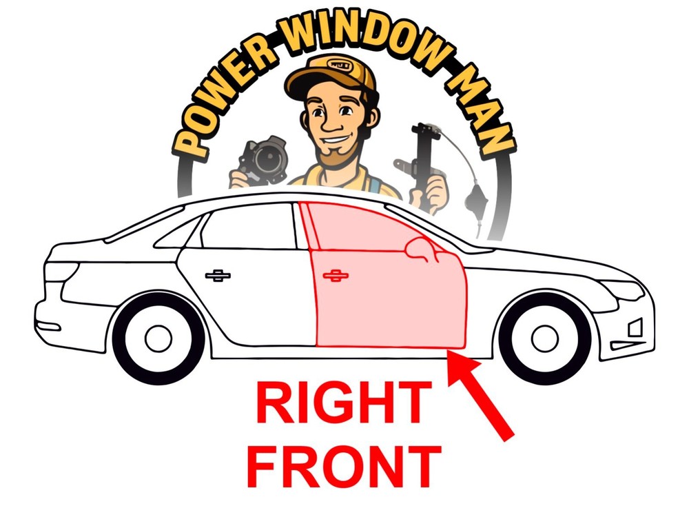 OEM Power Window Regulator Assembly for 2005-2011 Cadillac STS Front Right