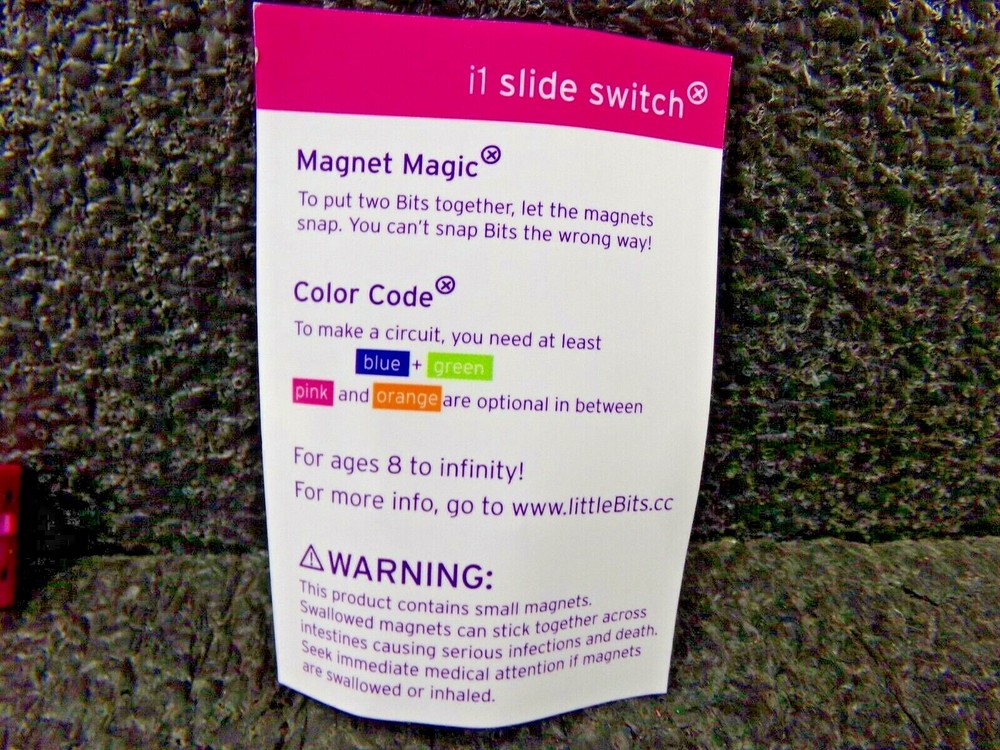 littleBits 650-0001 Slide Switch Input Module