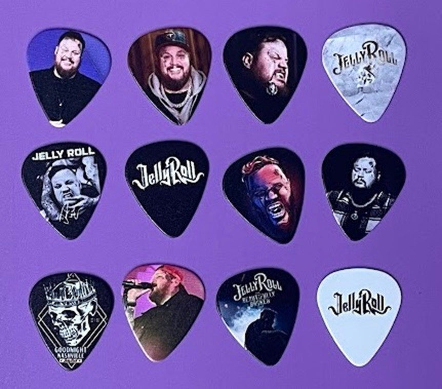JELLY ROLL Guitar Picks Set of 12