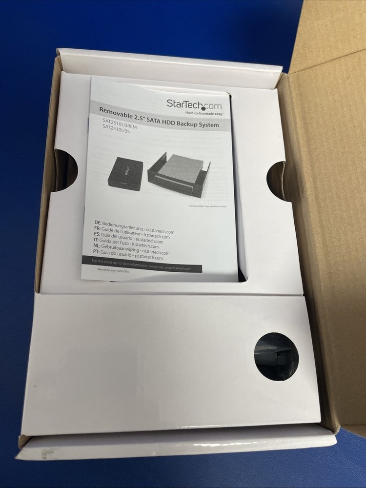 STARTECHCOME SAT2510U3REM HDD Storage Computer PC Backup System.