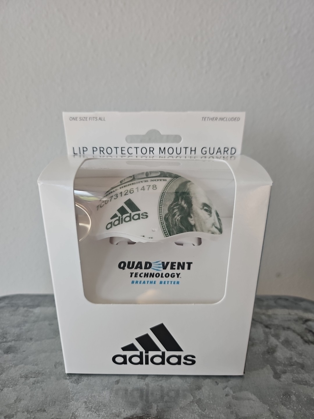 Adidas Lip Protector Mouth Guard Quad-Event Technology