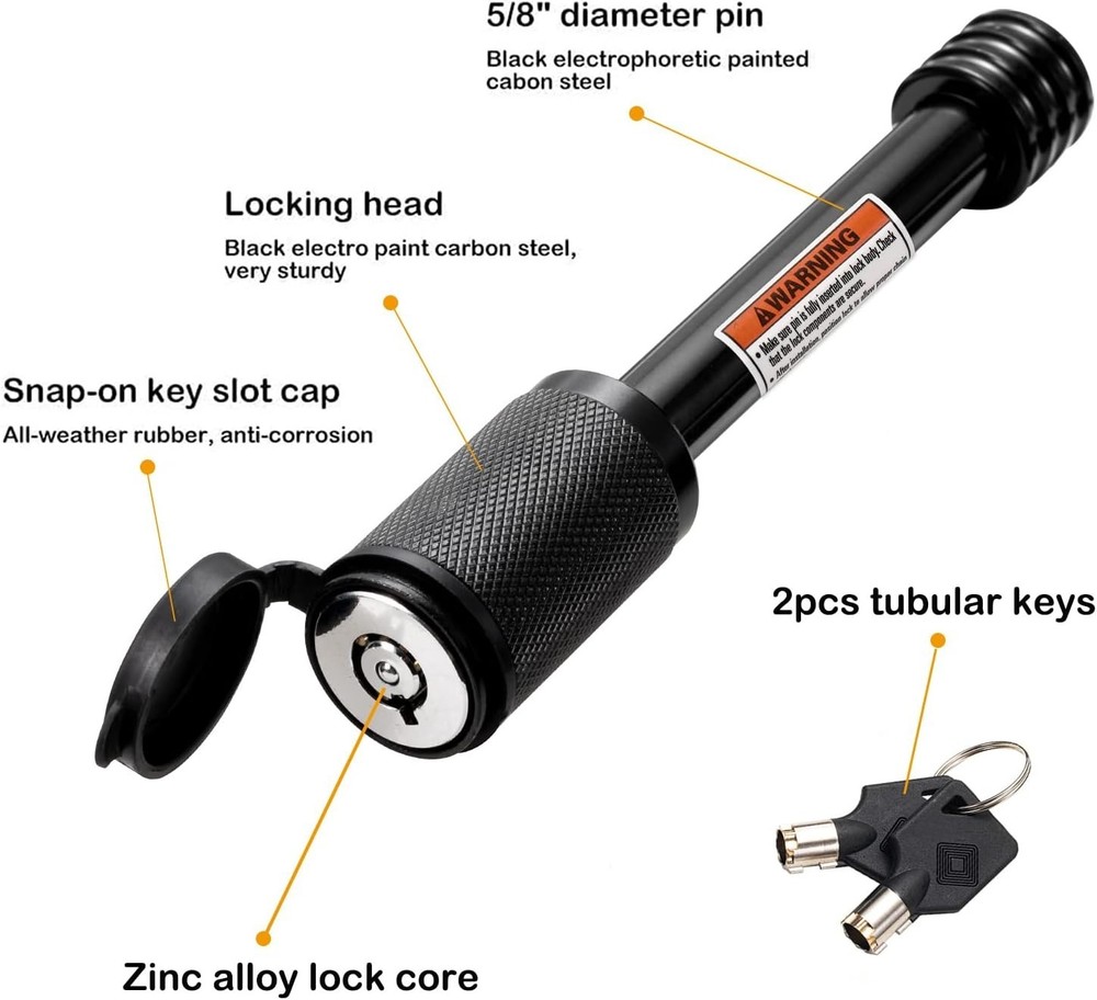 Hitch Receiver Lock - 5/8