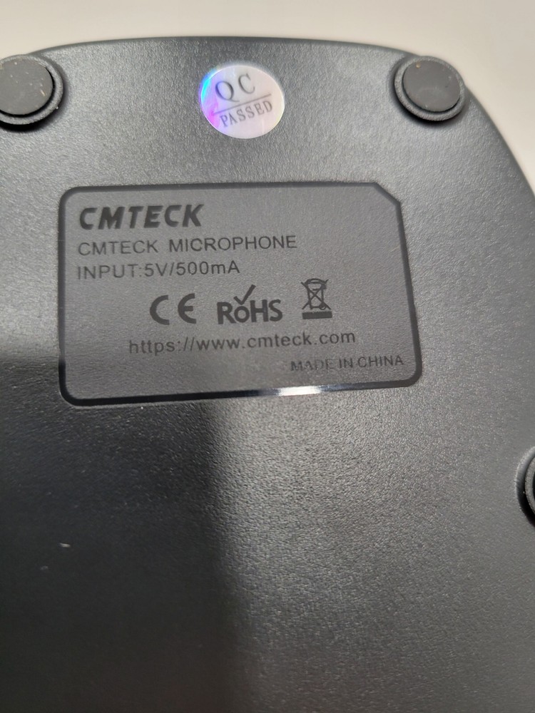 USB Condenser Microphone CMTECK CCS2.0 Tech Black