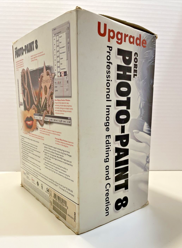 1998 Corel Photo-Paint 8 Upgrade Complete