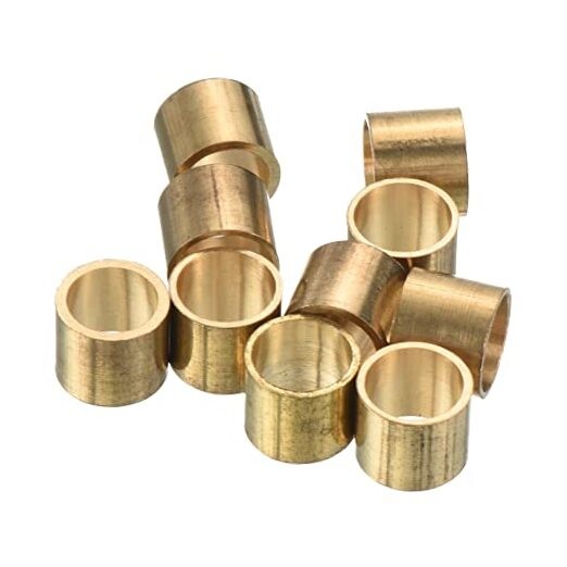 Brass Pool Cue Ferrules, Billiard Cue Tips Replacement Repair Tools for 9mm