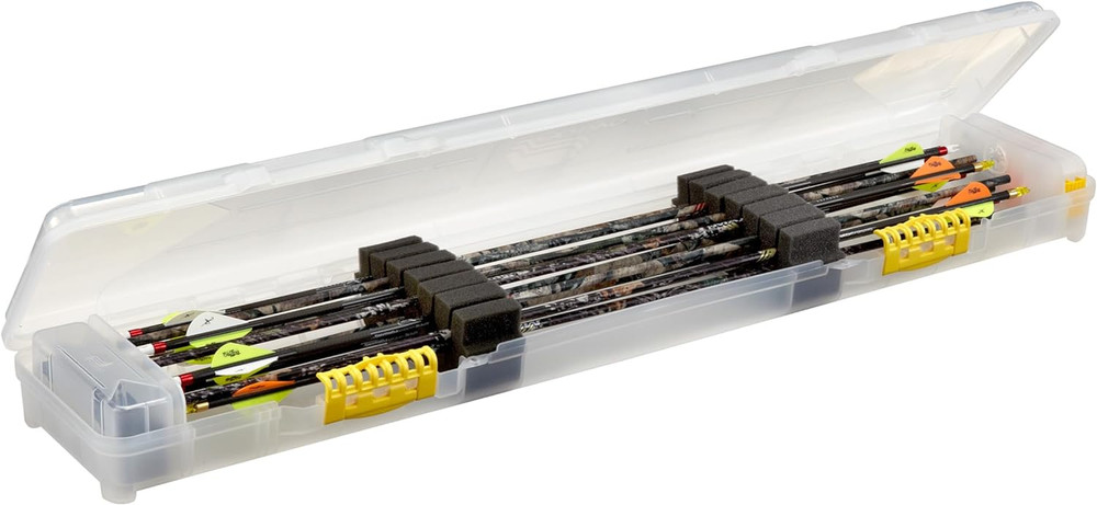 Bow Max Compact Arrow Case, Clear, Archery and Archery Accessory Storage, Hard B