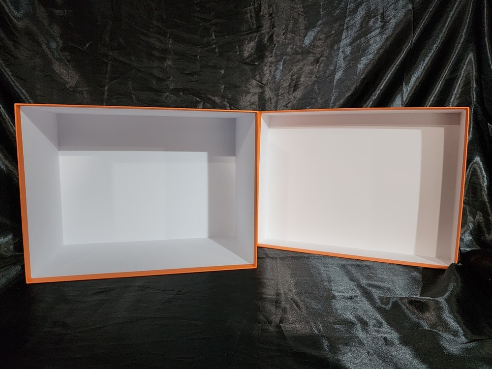 Authentic Hermes Empty Box #515 w/Tissue Paper, Booklet & Ribbon