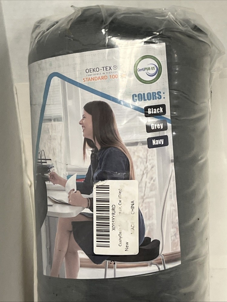 CushyOasis Seat Cushion 4.76in (Grey)