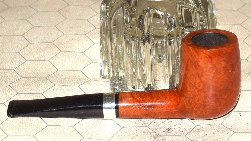 BOU-TINI STROMBOLI 9mm Filter Tobacco Pipe #E072