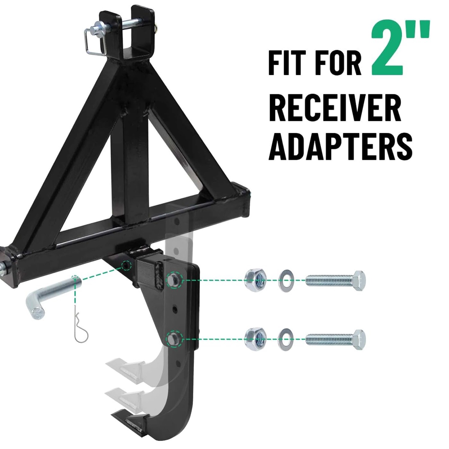 Hitch Mounted Trencher Heavy Duty Subsoiler Hitch Lawn Ripper for ATVUTV Tractor