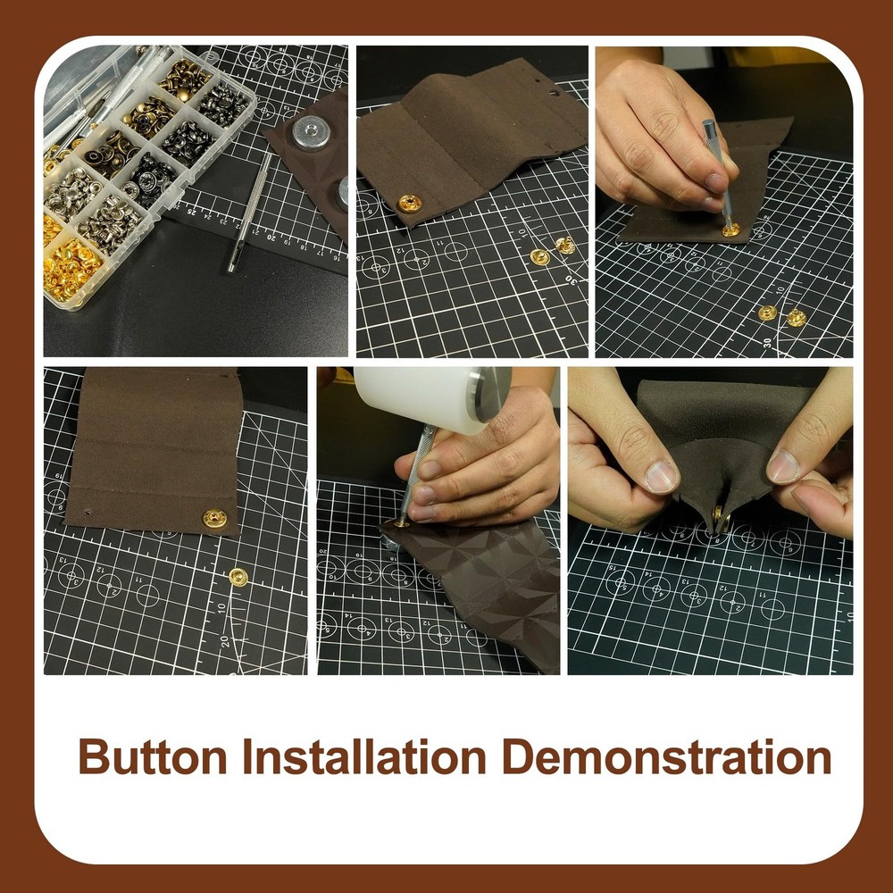 Runfider Leather Working Tool Set 588PCS Professional Leather Craft Tools Kit...