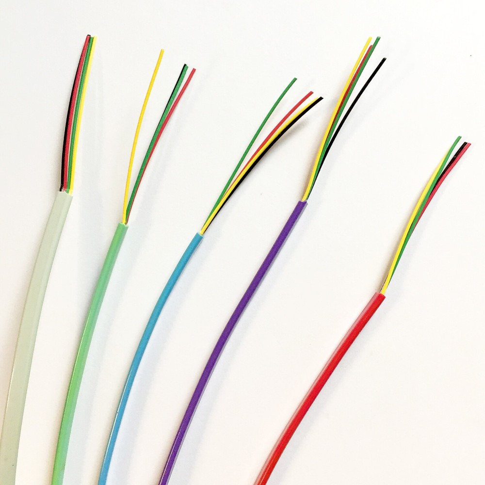 NEW 4 Conductor, 7/36tc Flat Cable - RED