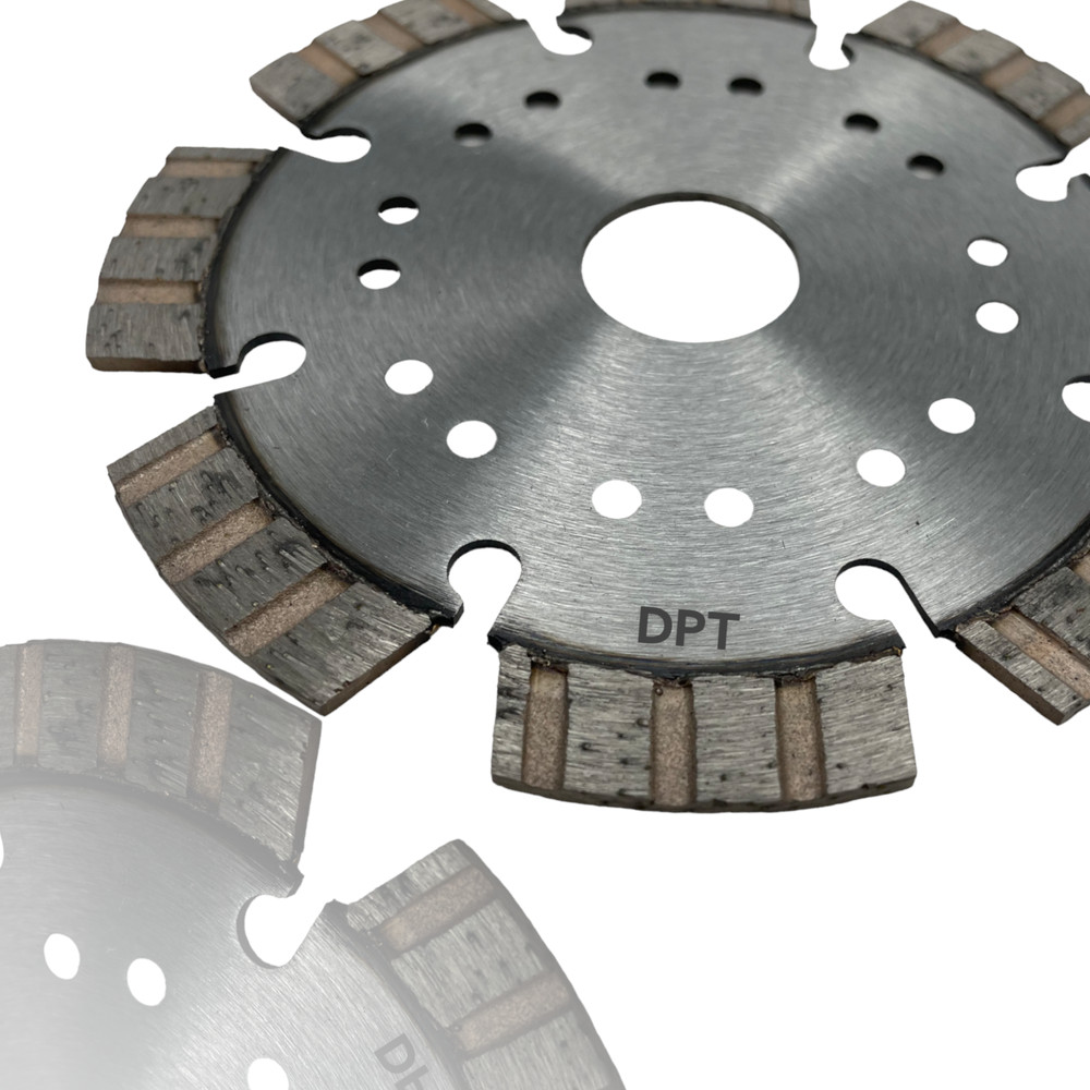 2 Pack 4" Diamond Saw Blade Cutting Light Weight Blocks Bricks Tiles Segmented