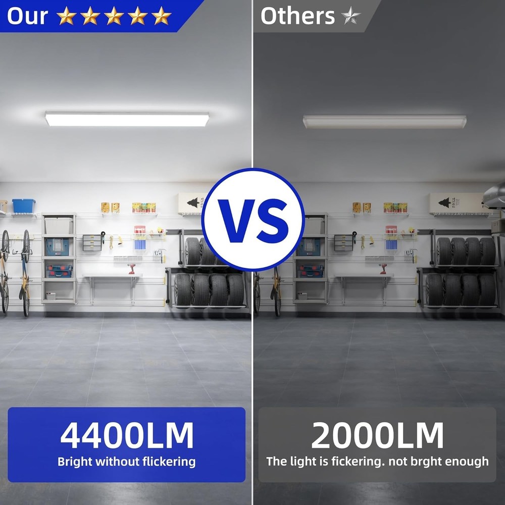 4 Pack 4FT LED Wraparound Light