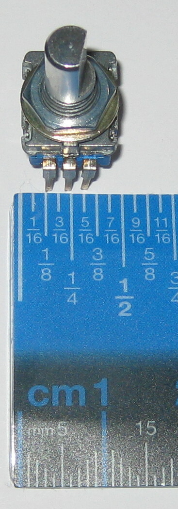 CUI Rotary Encoder with Momentary Switch - 12 Detents - 360 Degree - PCB Mount