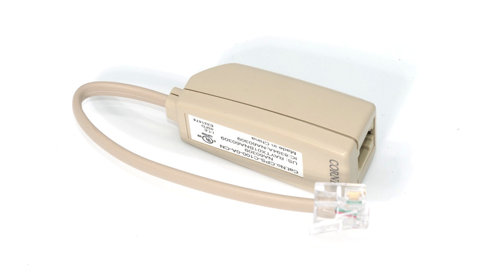 4 Pack Corning DSL Single-Jack In-Line Micro-Filter (Model CPS‑C100‑0A‑CN)