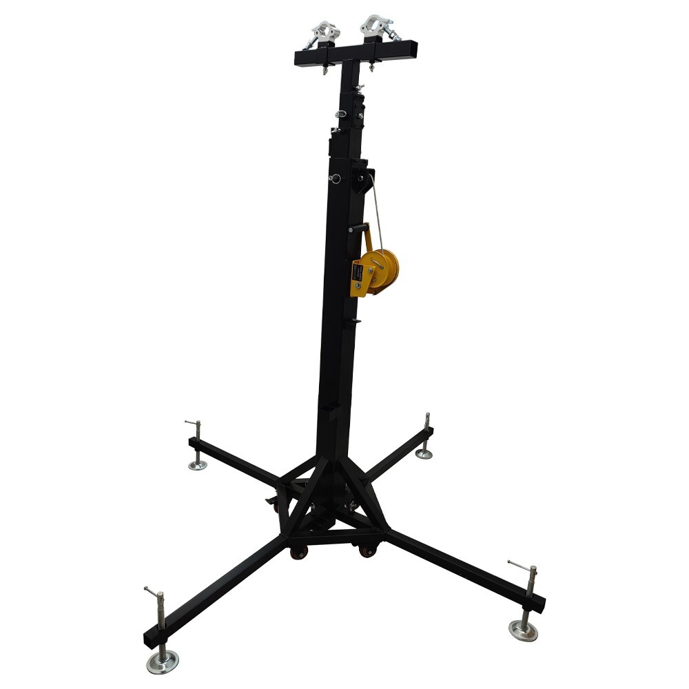 2pcs Lighting Crank Stand 19ft Triangle Stage Lighting Truss System 440lbs/pc