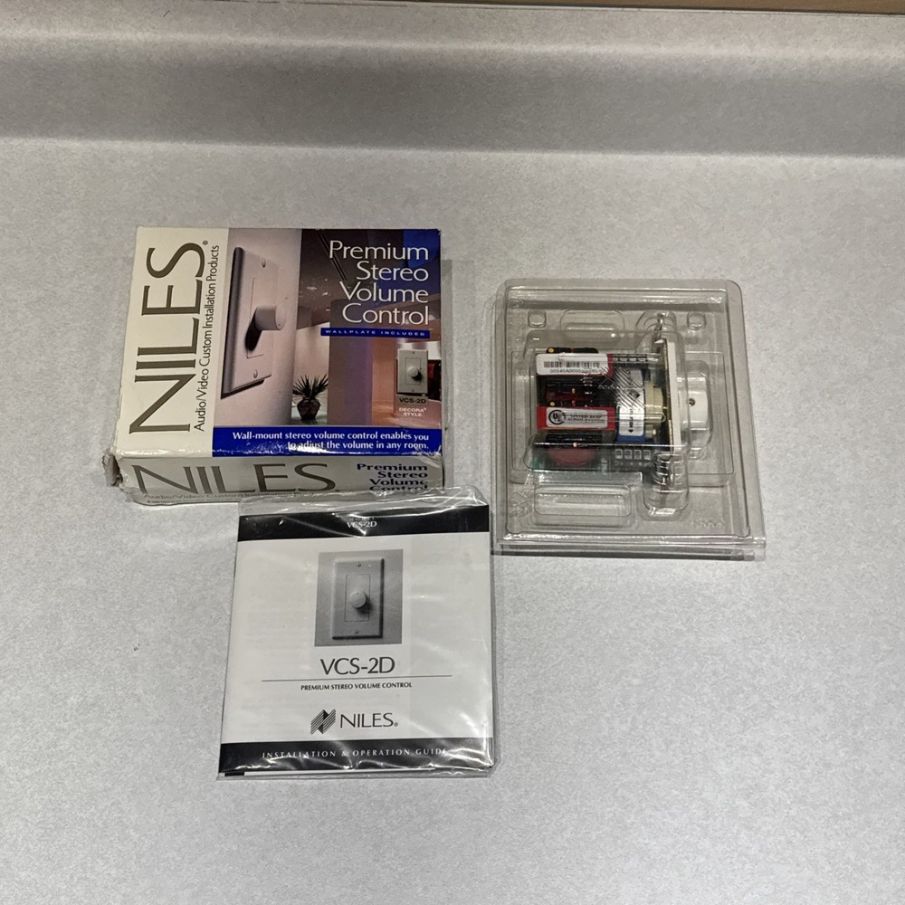 NILES VCS-2D PREMIUM STEREO VOLUME CONTROL - White - New