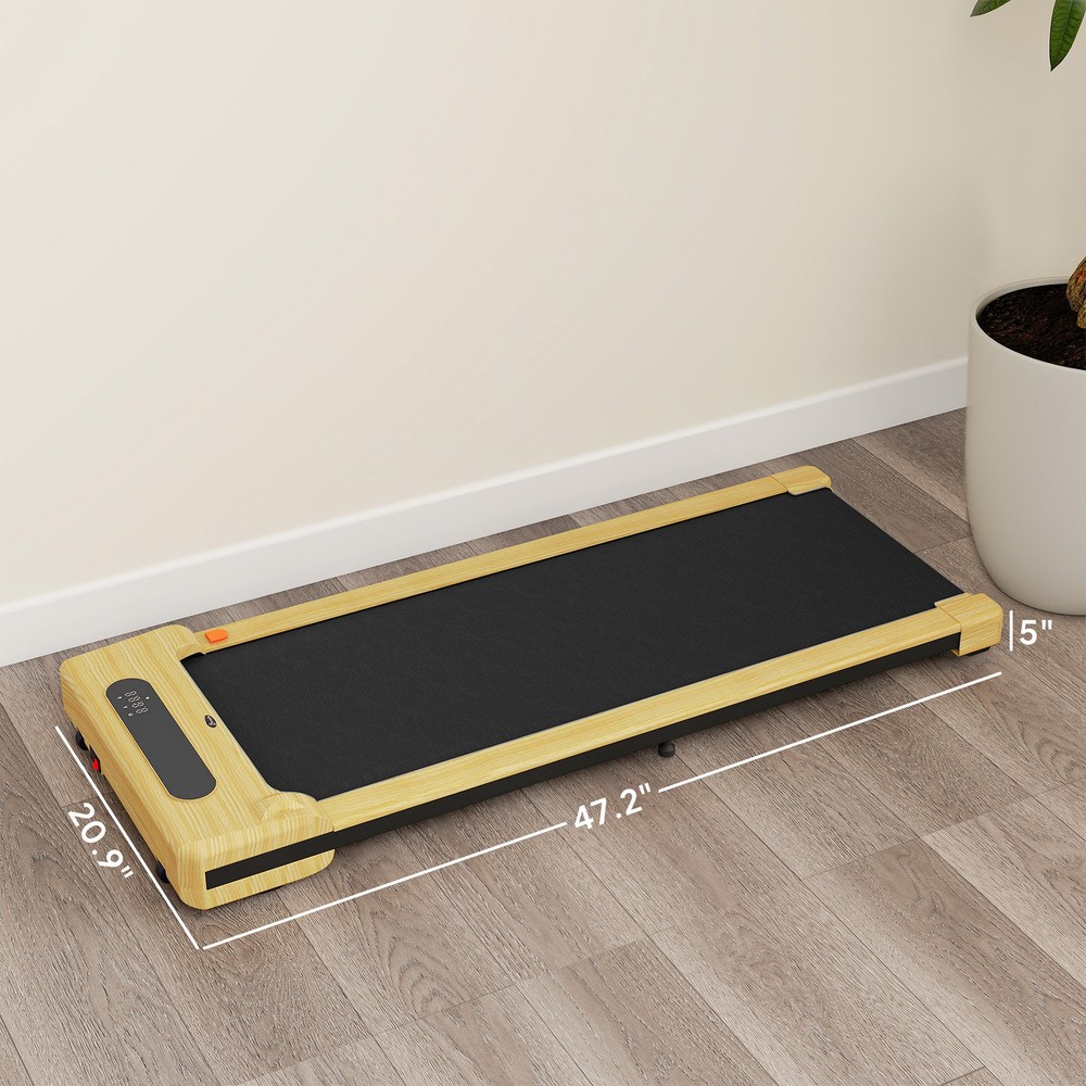 Walking Pad Under Desk Treadmill with Remote Control, Wheels