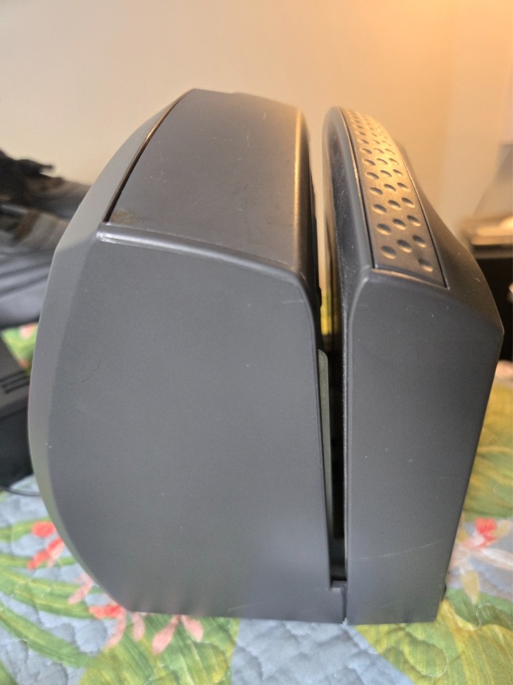 Lathem 1500E Electronic 18 Print Format LCD display Atomic Time Clock TESTED