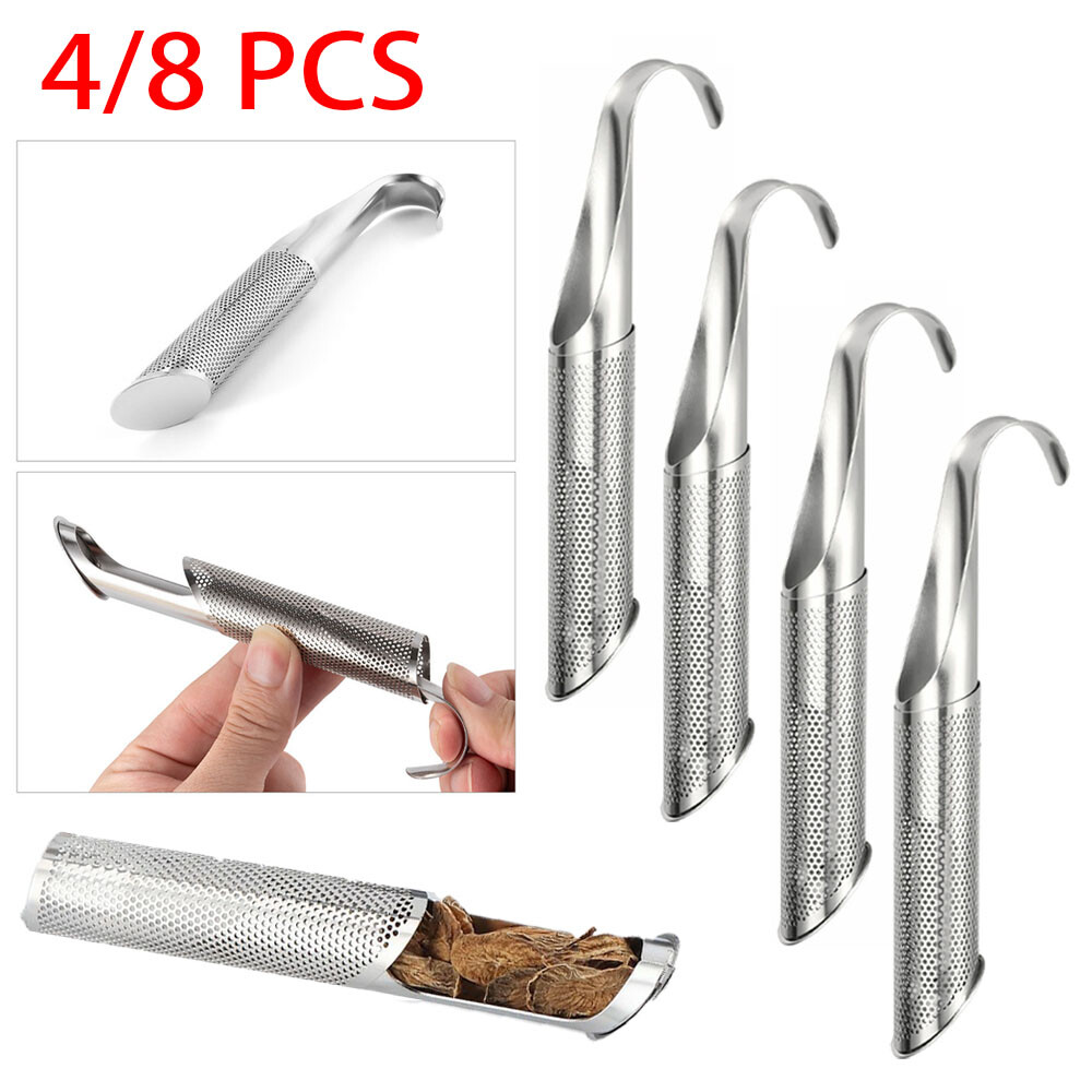 4/8*Tea Strainer Stainless Steel TeaBall Infuser Tea Spoon Filter Loose Diffuser