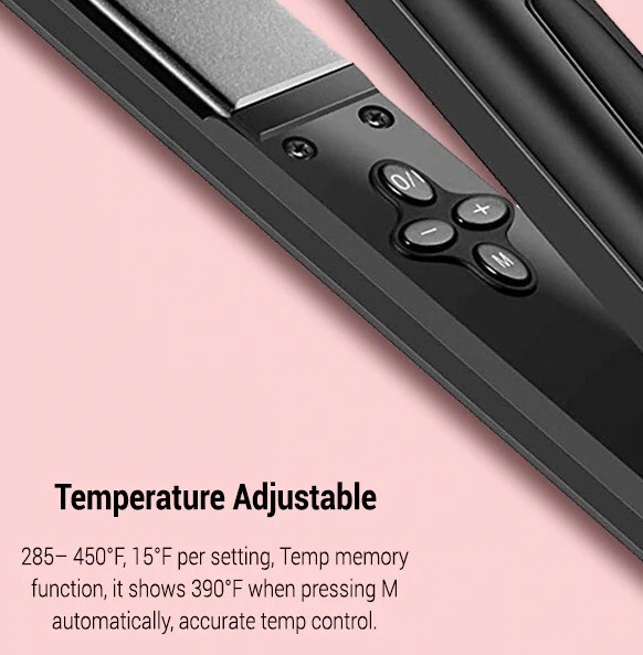 🔥JINRI Hair Straightener LED digital display with Temperature Memory Function🔥