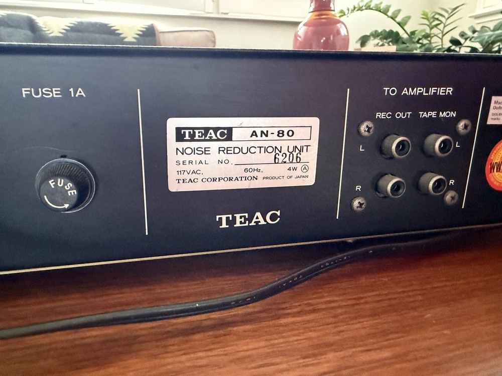 TEAC AN-80 NOISE REDUCTION UNIT