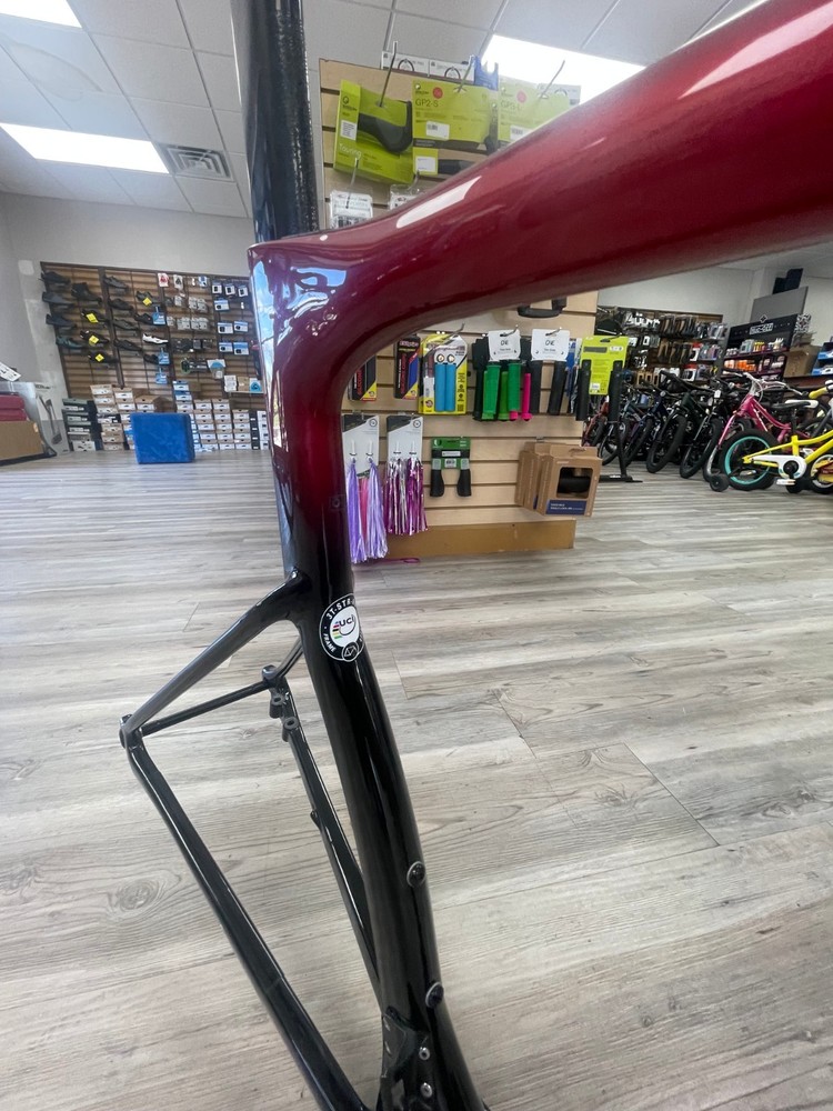 3T Strada Frameset - 56cm - Red