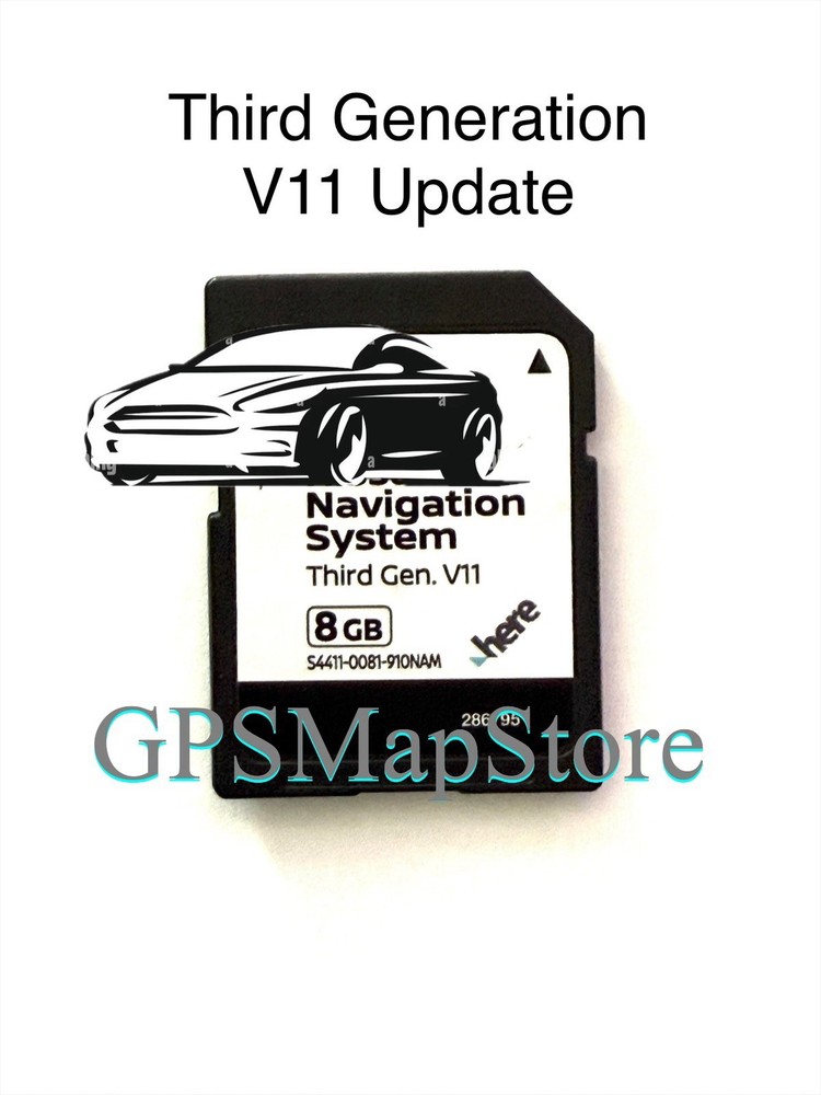 2015-2019 NV Cargo Van Passenger NV200 Navigation DATA SD card US Map V11 Update