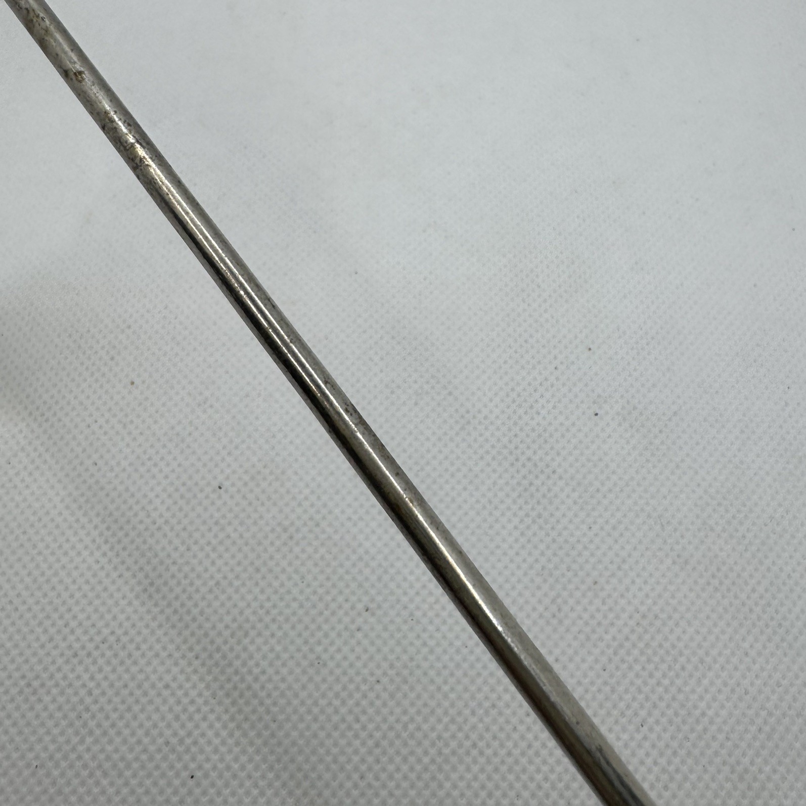 Vintage Cocktail Stir Spoon Muddler Stainless Steel Retro Red Handle