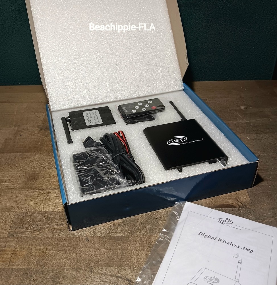 Intrasonic WS-KIT Wireless Sound Transmitter & Receiver–Amplifier