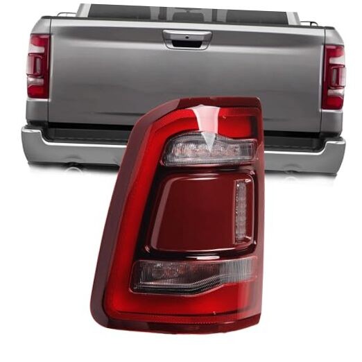 Left Driver Side Tail Light Left Driver Side (Red cover) With blind spots