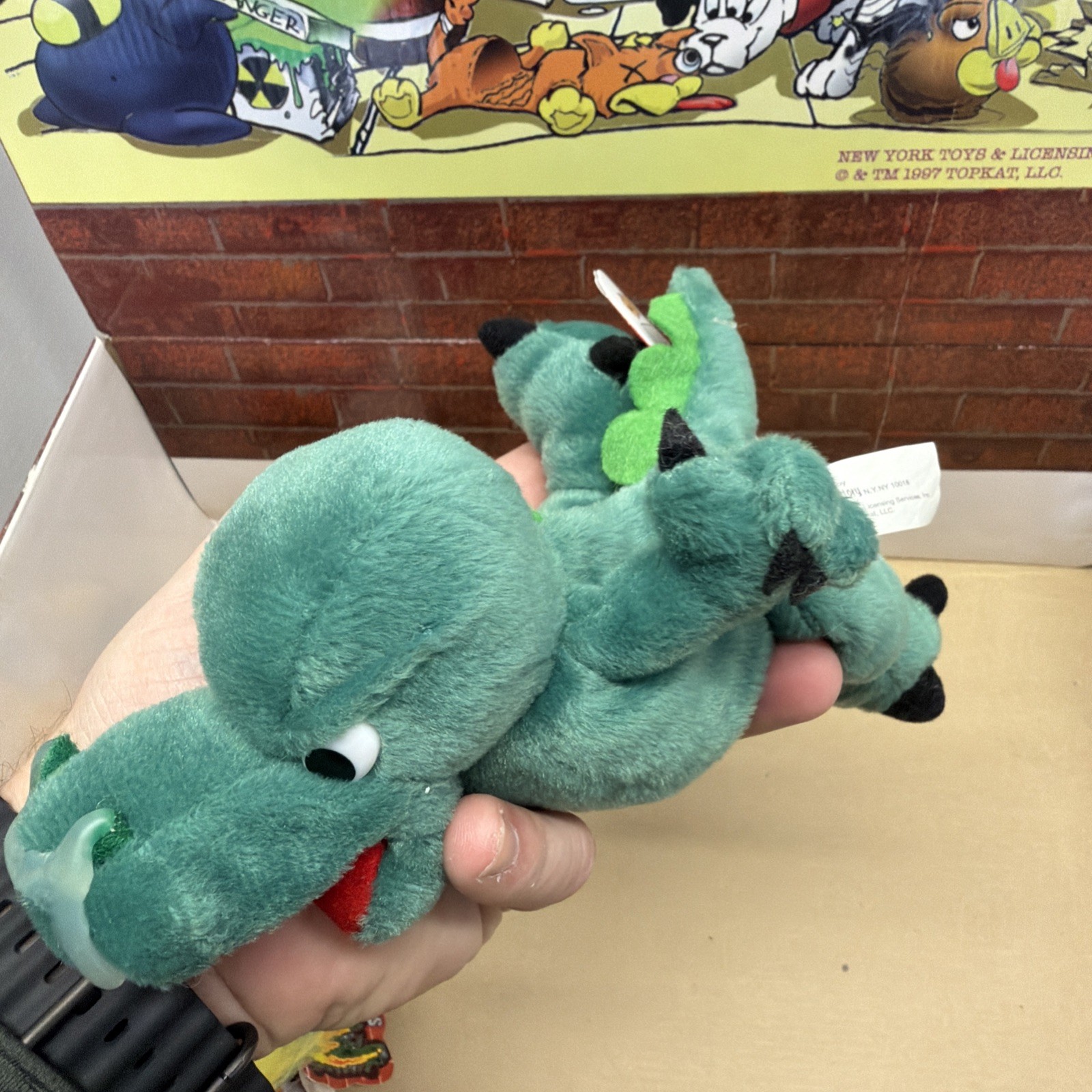 Lot Of 5 Meanies Stuffed Beanie Plush Animals Series 1 New With Display Box RARE