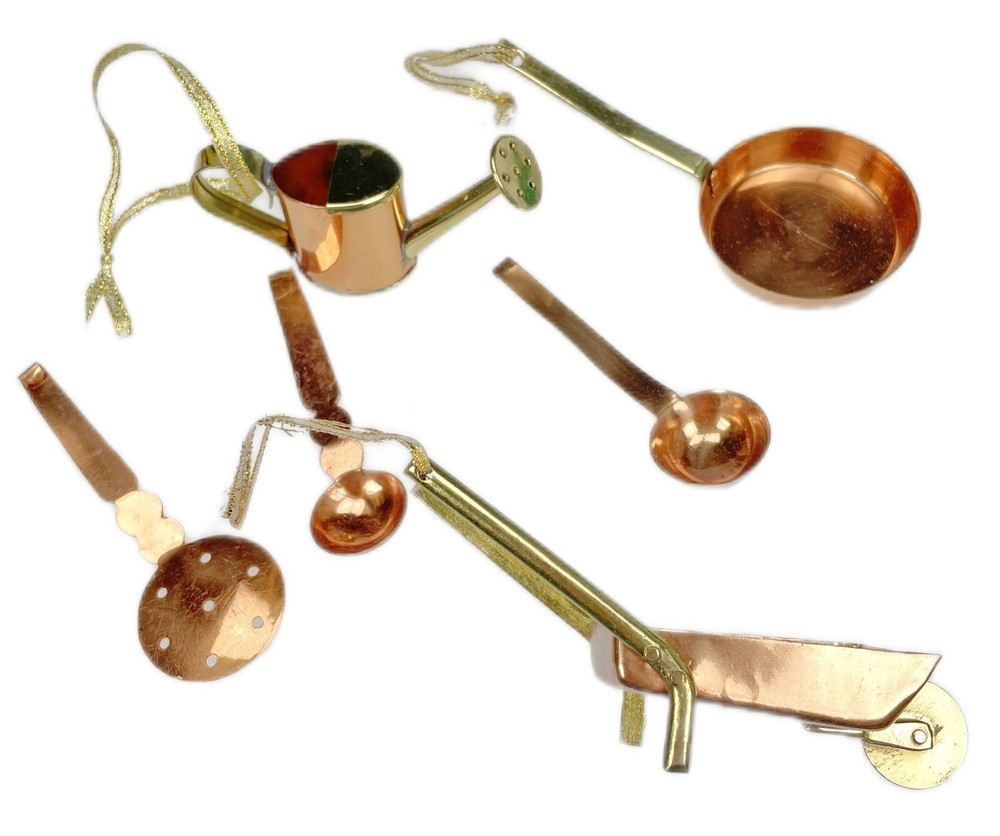 6 Piece Solid Copper Miniatures Old Dutch International