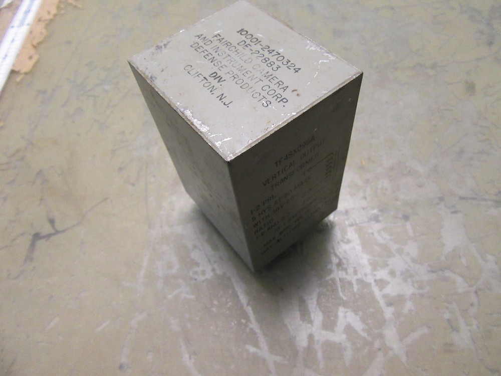 vintage fairchild tf4sx09ga vertical output transformer 10:1 stepdown [2*U-83]