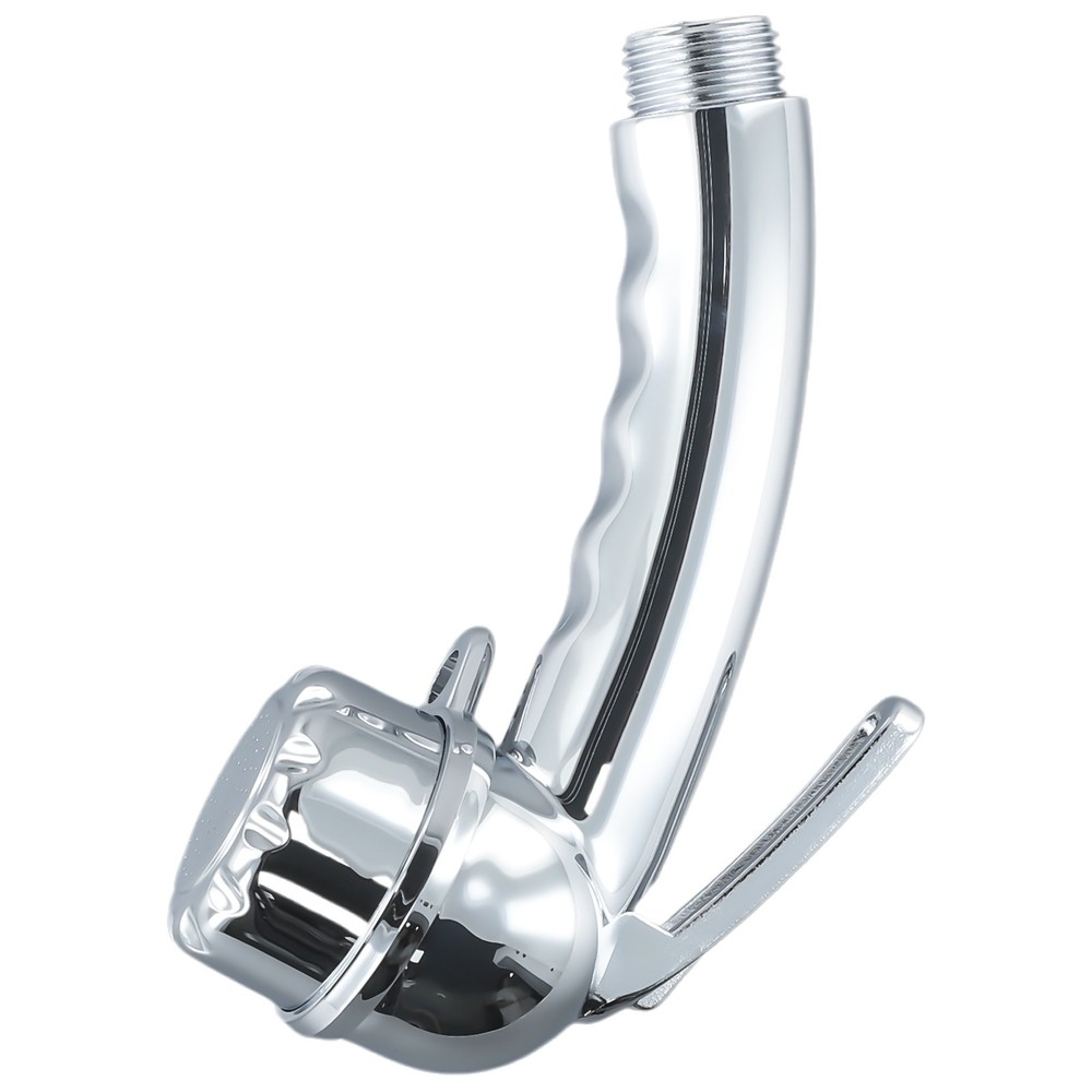 Good Quality Shower Head Silver With Start/stop Button 14.5 Cm Adjustable