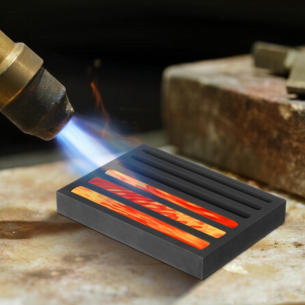 Ingot Casting Molds for Crucible Shapes Silver Graphite