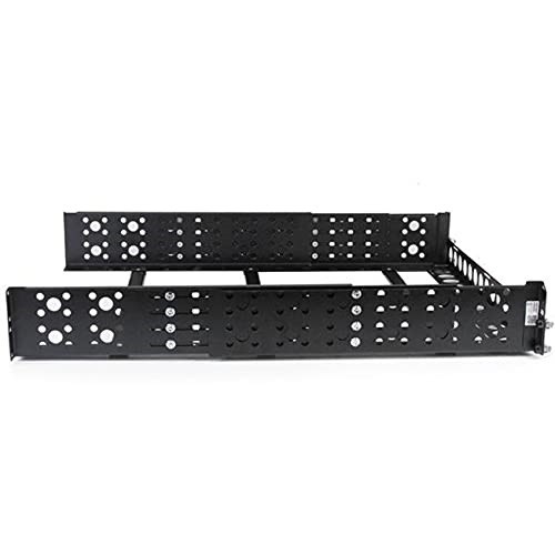 StarTech 2U Fixed 19" Adjustable Depth Universal Server Rack Rails
