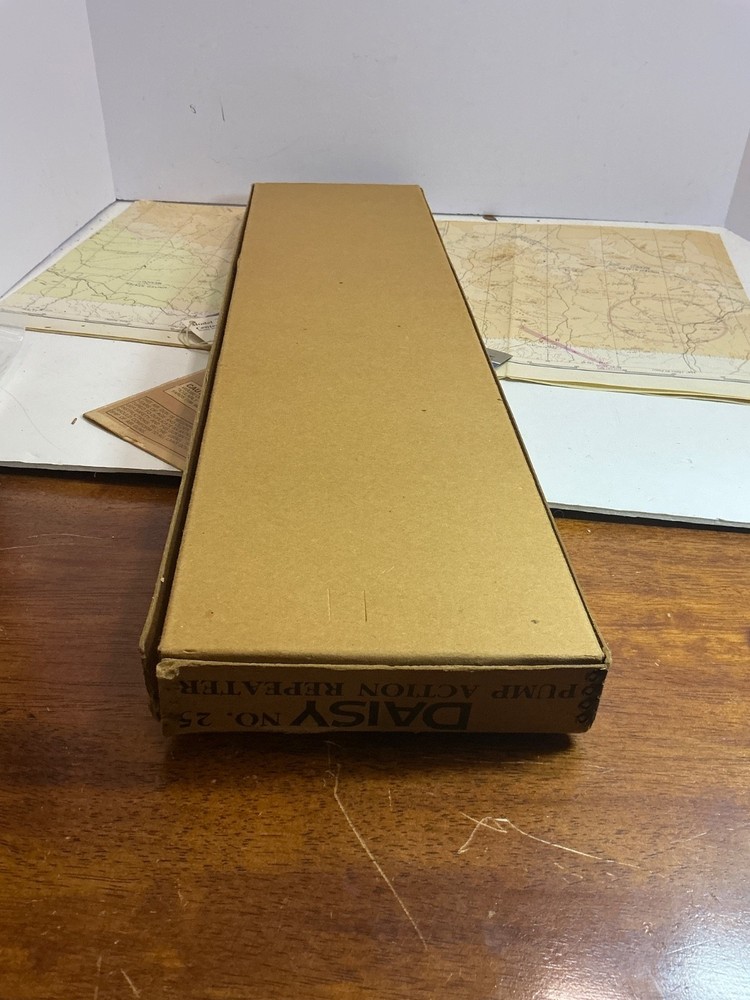 EXTREMELY RARE DAISY - MODEL 25 - BB GUN box & papers