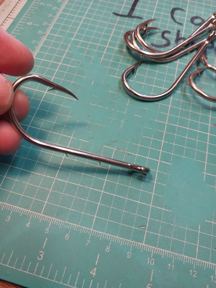 Eagle Claw Nickel 10/0 Tuff Hooks New