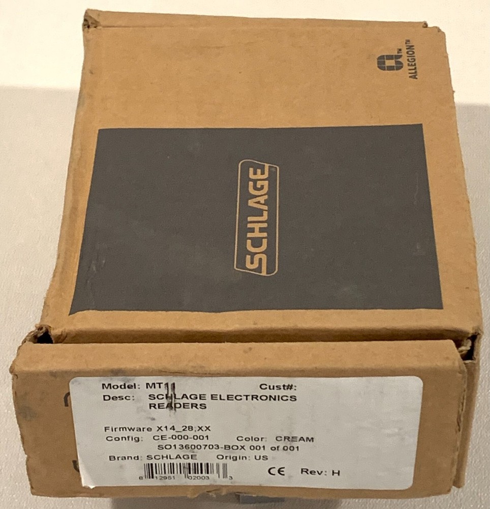Schlage MT11 Multi-Technology Mullion Reader, Cream