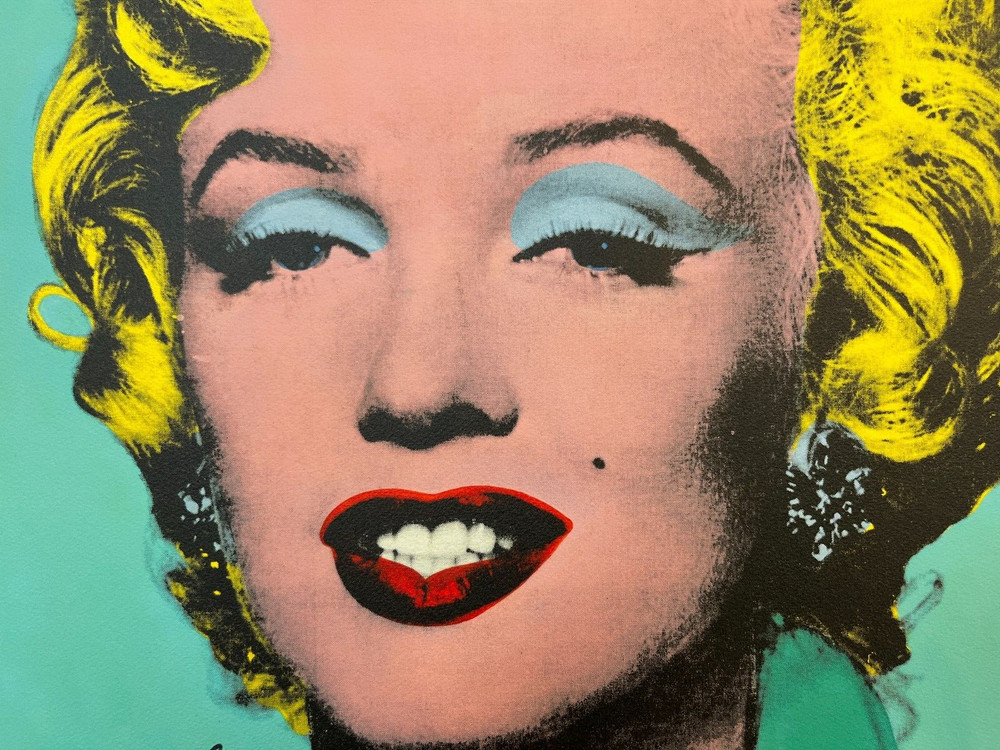 Andy Warhol - Shot Sage Blue Marilyn Lt. Ed. print signed numbered