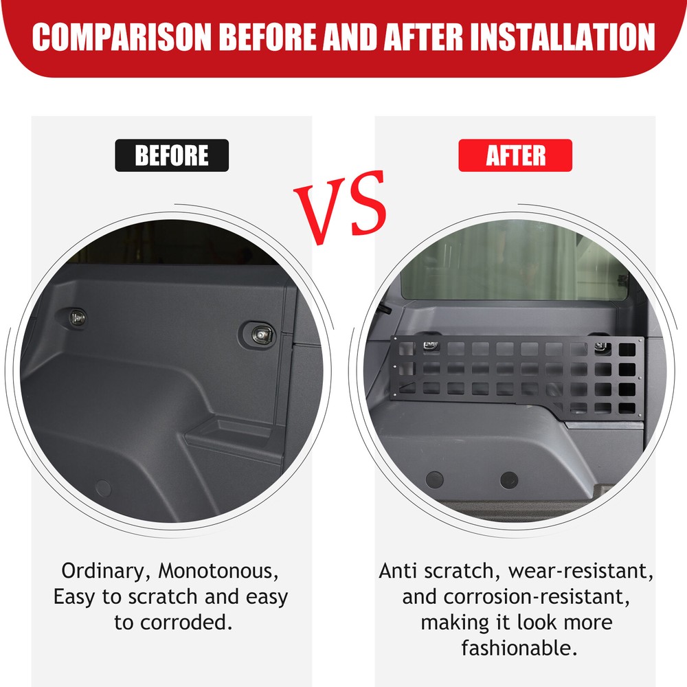 Storage Panel Rear Trunk Right Side Rack Storage For INEOS Grenadier 2020+