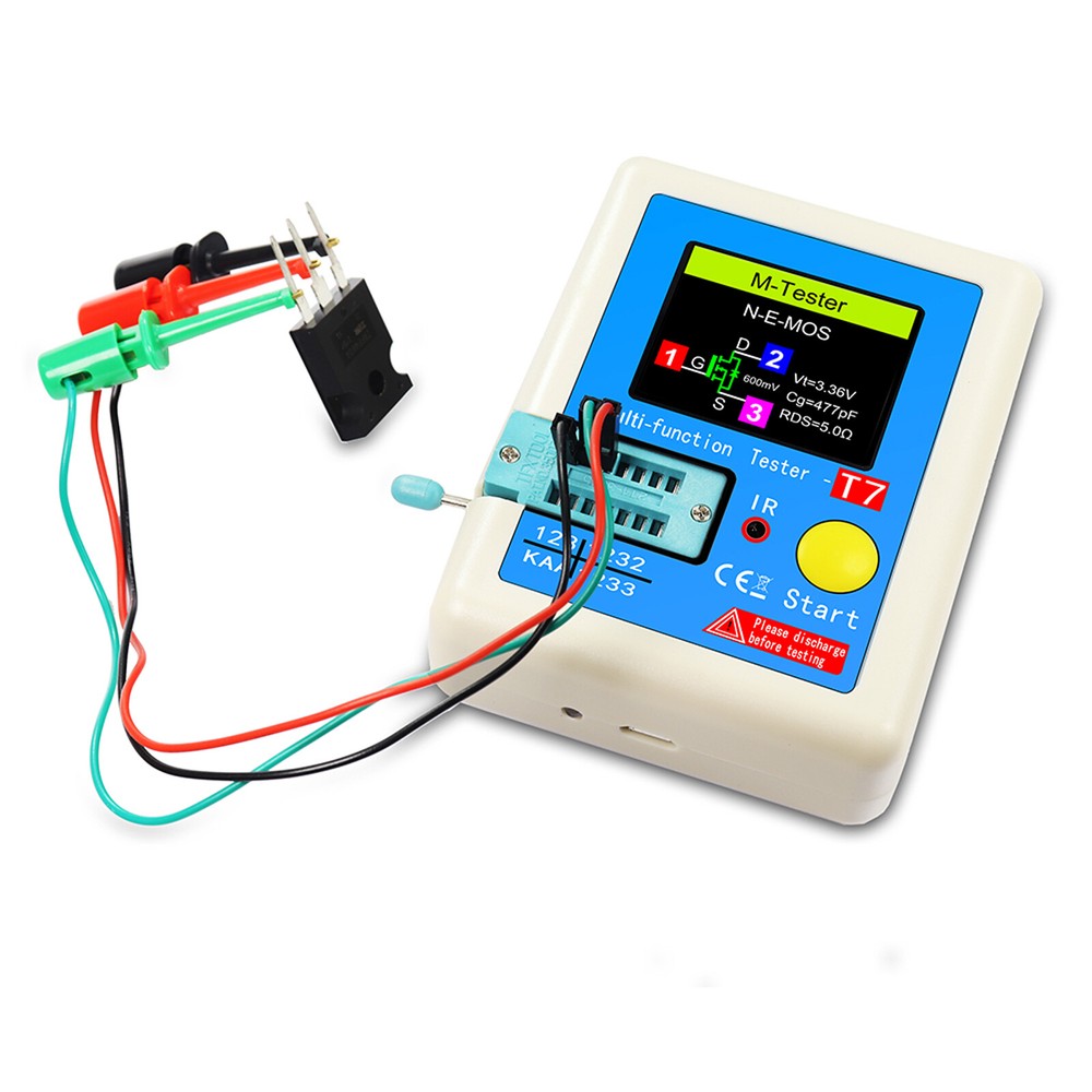 LCR-T7 Transistor Meter Capacitance Resistance Tester for Diode Triode Z7S9