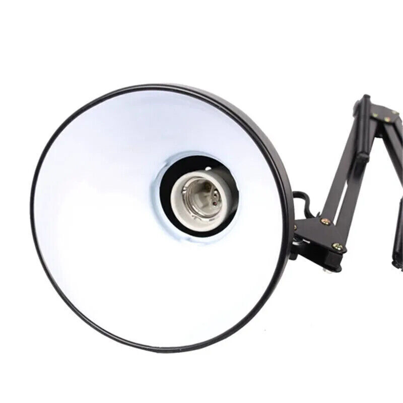 Lamp Desk Architect Arm Swing Adjustable Light Table Clamp Black Metal USA Plug