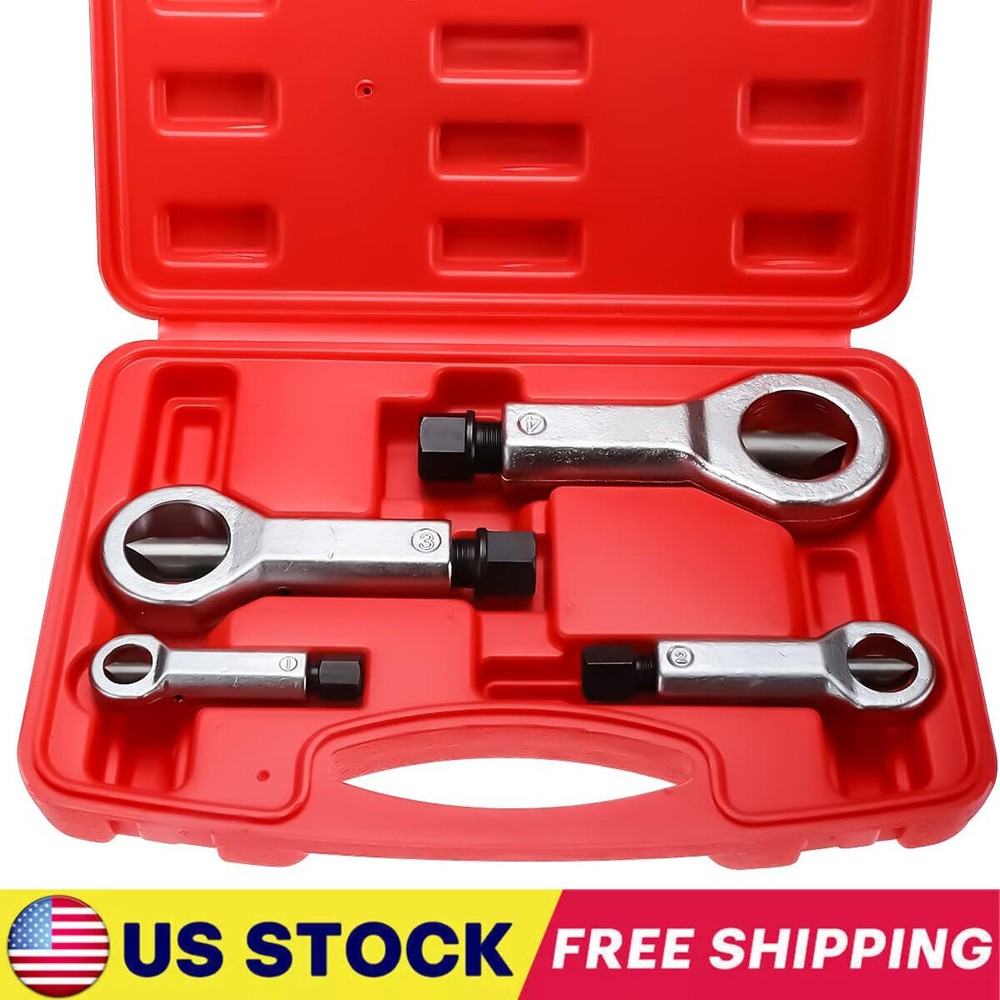 Nut Splitter Breaker 9-27mm Nut Remover Extractor Adjustable Cracker Hand Tools