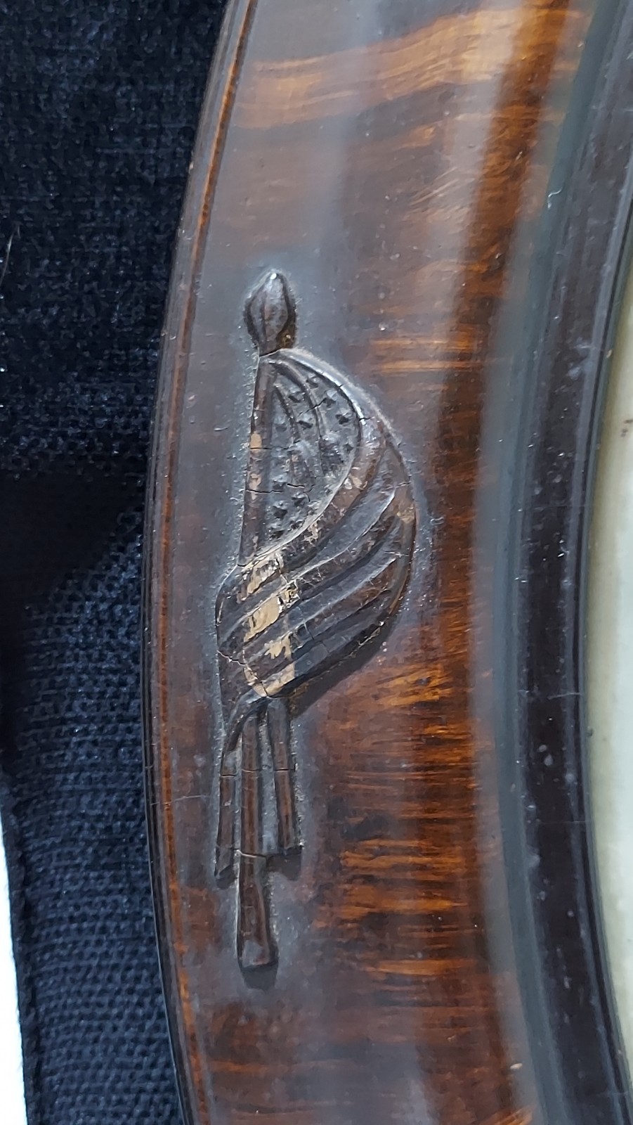 WWI Named Soldier Photo Dog Tags Convex Glass Military Frame